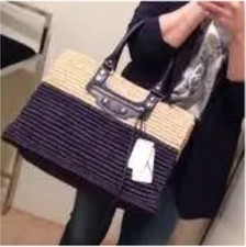 BALENCIAGA  Basket Bag Navy